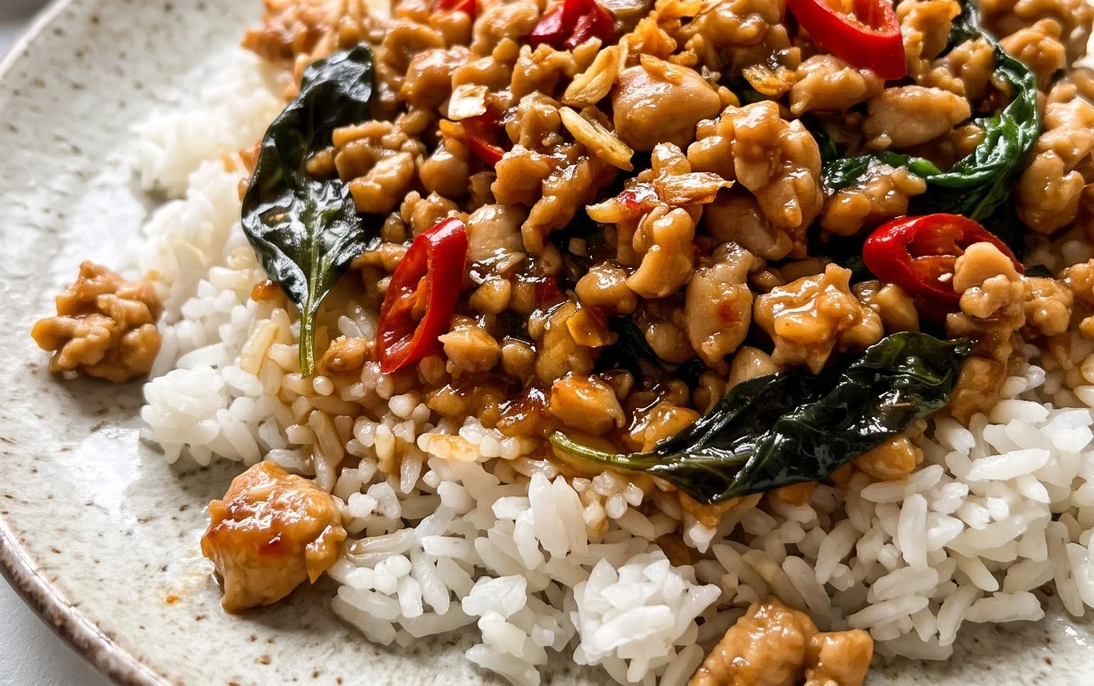 Thai Basil Chicken Recipe | Easy And Perfectly Spicy