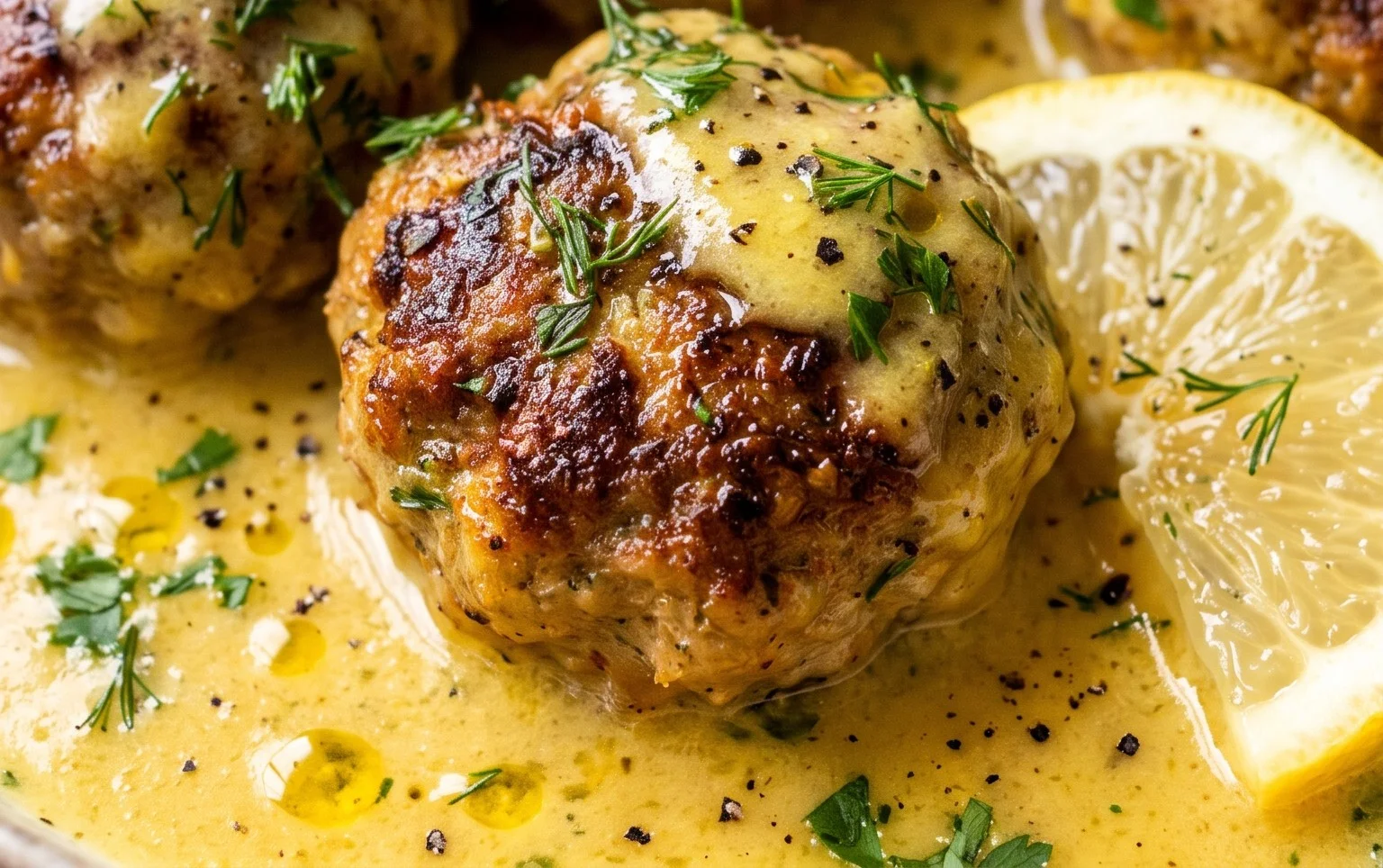 Keftedes In Lemon Sauce